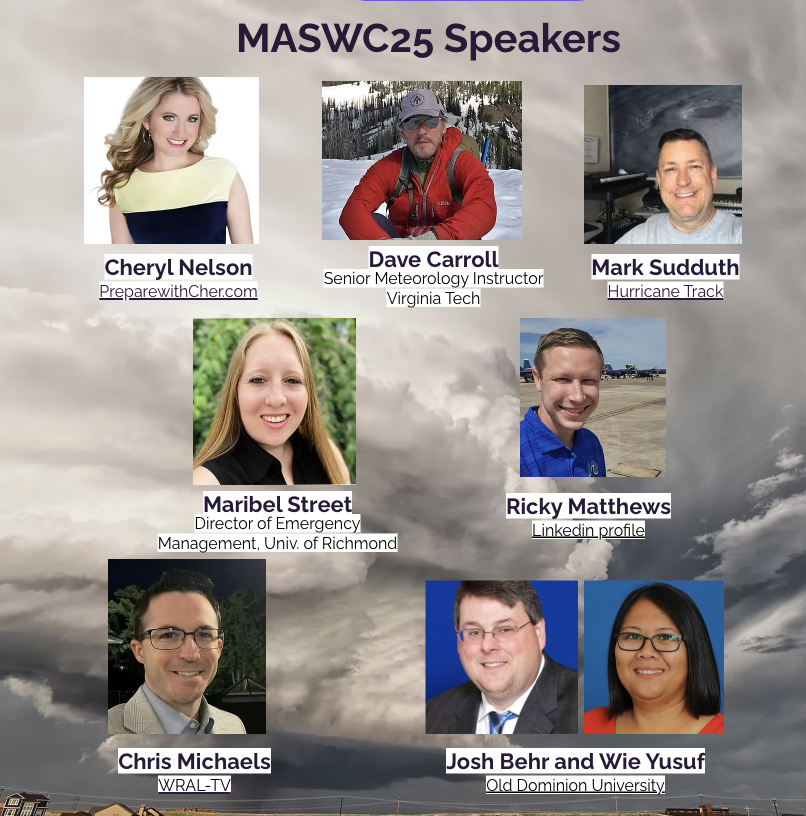 2025 MASWC speakers